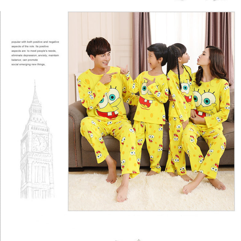 Spongebob Squarepants Matching Pajamas