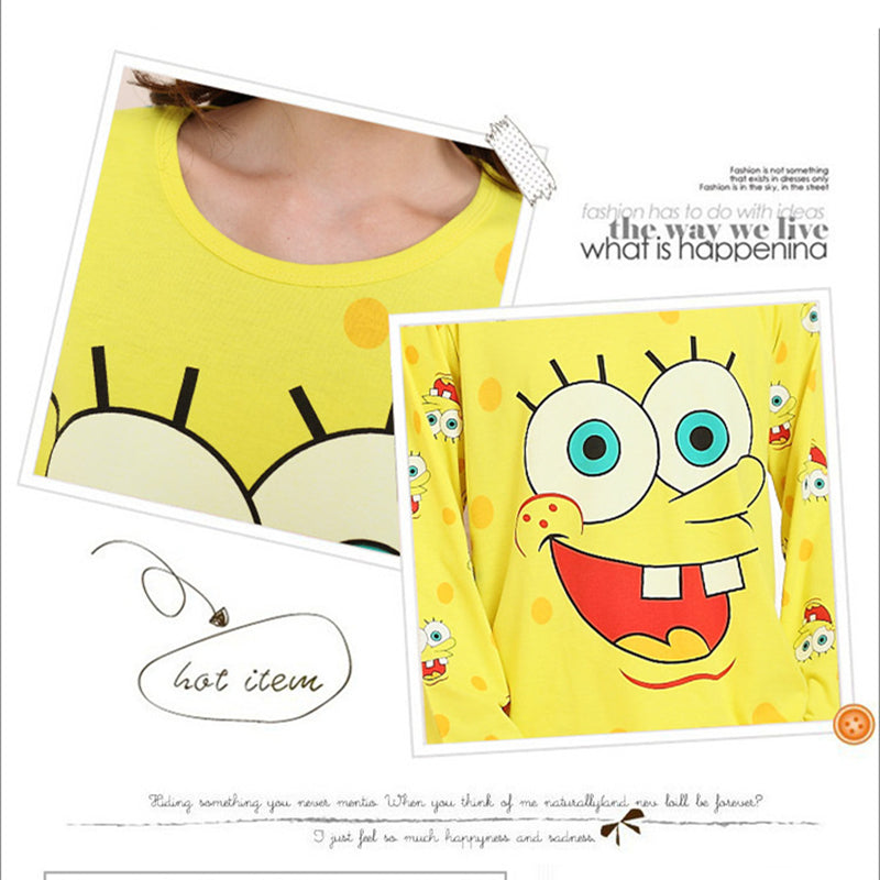 Spongebob Squarepants Matching Pajamas