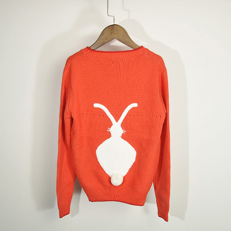 Rabbit Pattern Sweatshirt