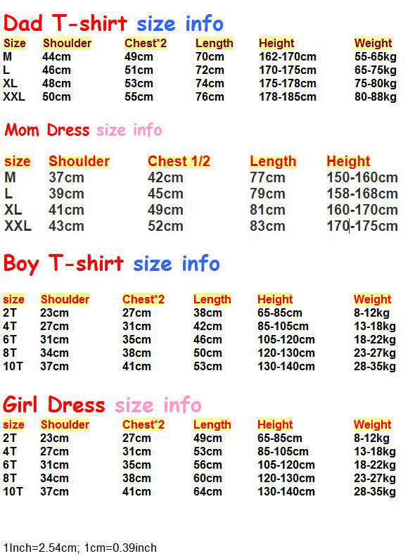 Family Look Patchwork Matching T-Shirt