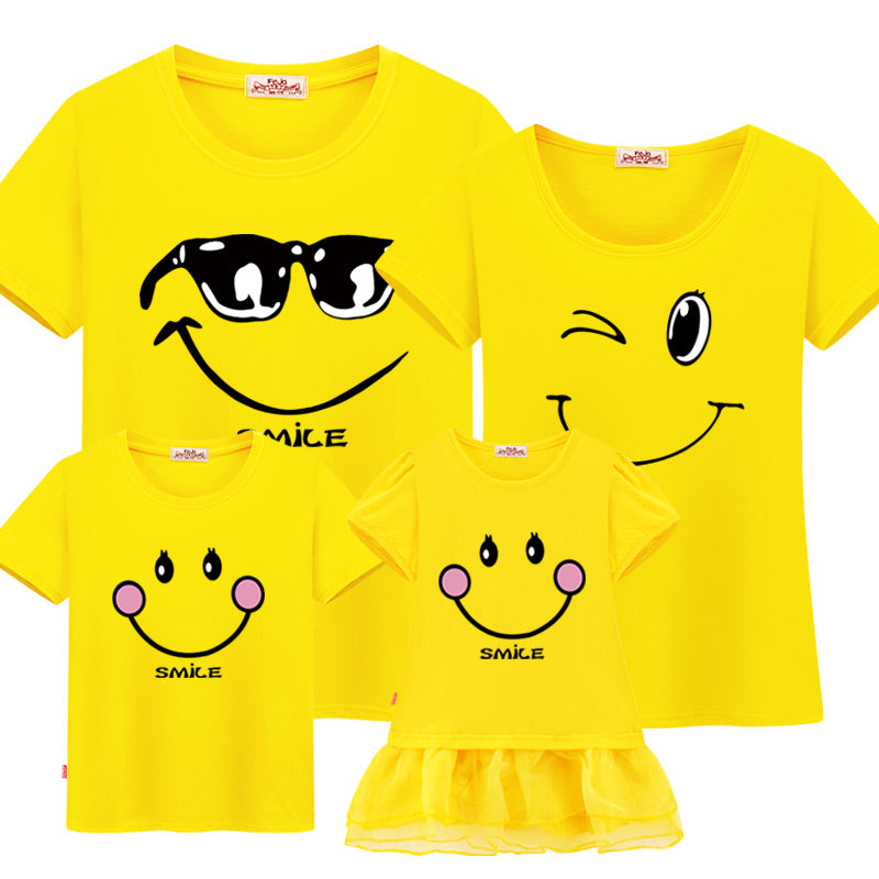 Vibrant Cartoon Matching T-shirts