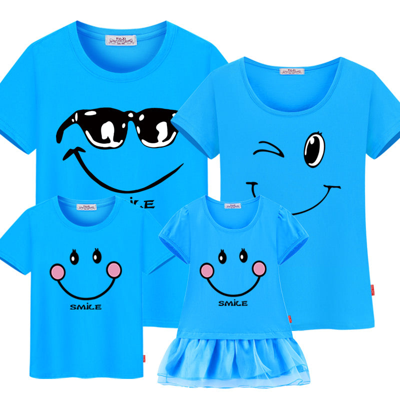 Vibrant Cartoon Matching T-shirts