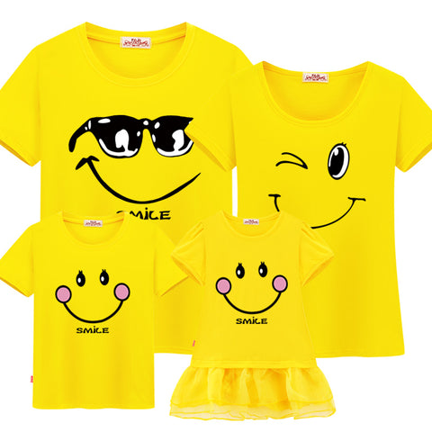 Vibrant Cartoon Matching T-shirts