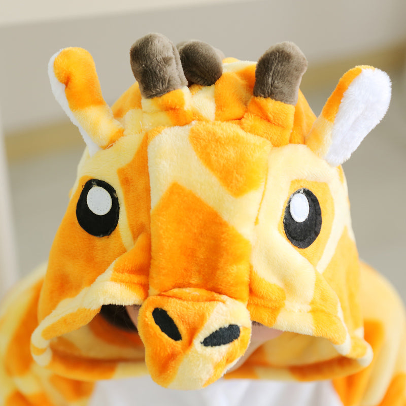 Flannel Animal Giraffe Matching Onesies