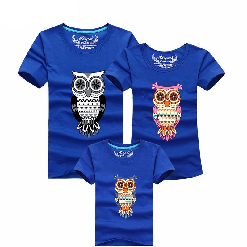 Cartoom Owl Matching T-shirts