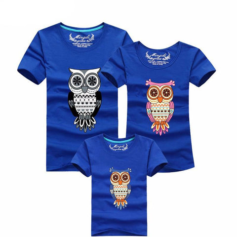 Cartoom Owl Matching T-shirts