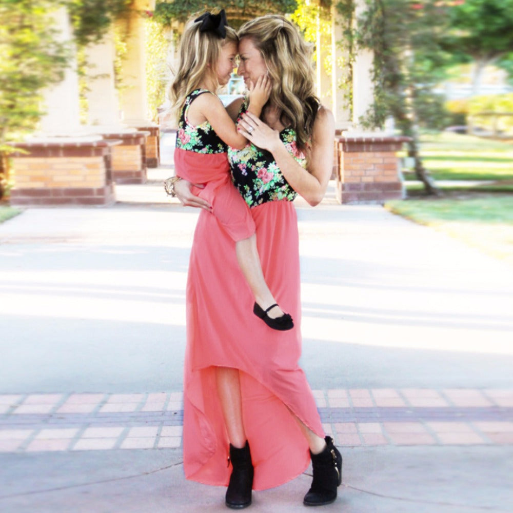 Floral Matching Dress