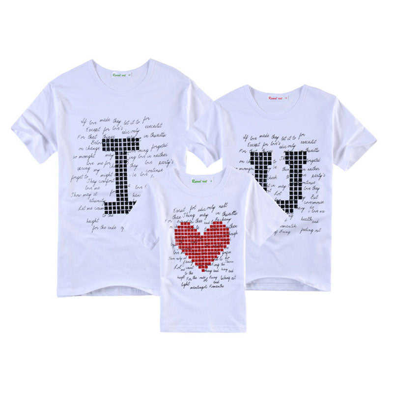 Heart Family Matching T-shirts