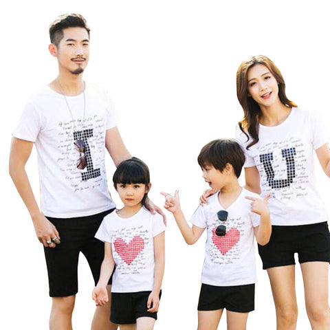 Heart Family Matching T-shirts