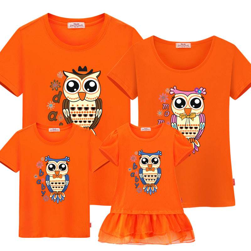 Adorable Owl Matching T-shirts
