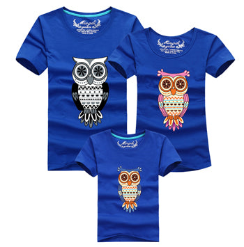 Cartoom Owl Matching T-shirts