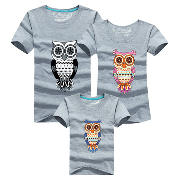Cartoom Owl Matching T-shirts