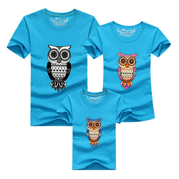 Cartoom Owl Matching T-shirts