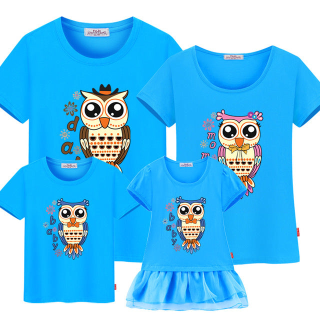 Adorable Owl Matching T-shirts