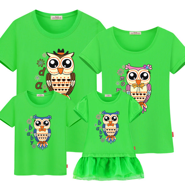 Adorable Owl Matching T-shirts