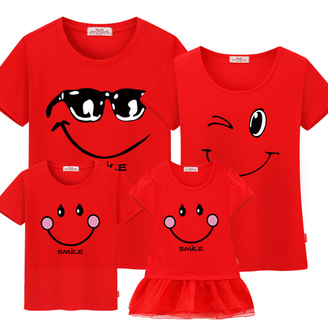 Vibrant Cartoon Matching T-shirts