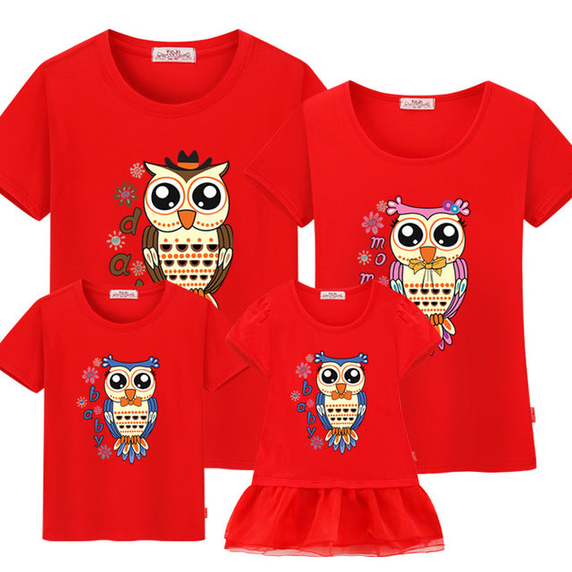Adorable Owl Matching T-shirts