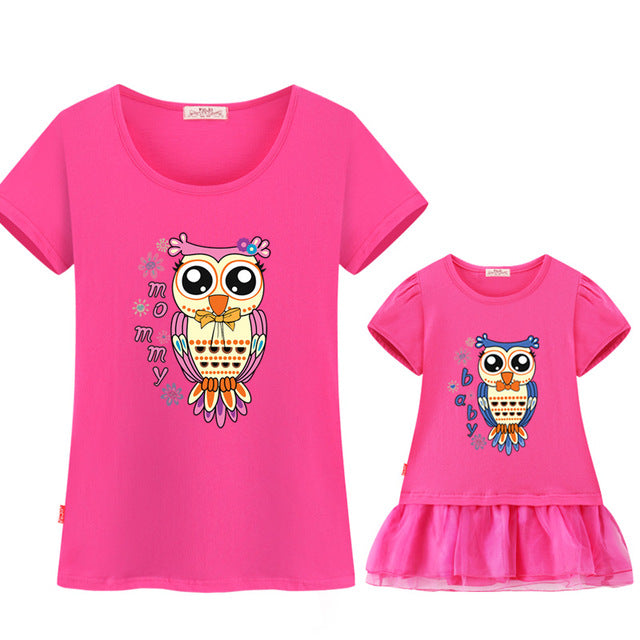 Adorable Owl Matching T-shirts