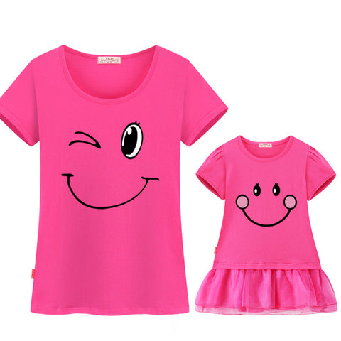 Vibrant Cartoon Matching T-shirts