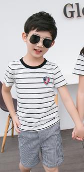 Pleasant Striped Matching Outfits