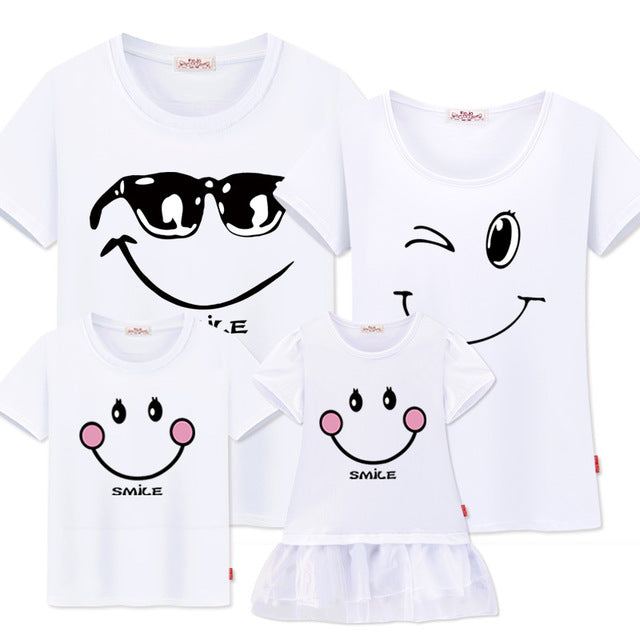 Vibrant Cartoon Matching T-shirts