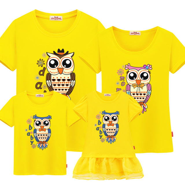 Adorable Owl Matching T-shirts